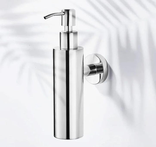 NXUS Wall Mounted Stainless Steel Soap Dispenser, Chrome Finish