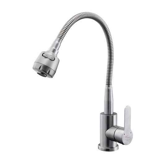 NXUS 360° Swivel Kitchen Sink Mixer Tap, Single Lever, 2-Mode Spray, Metric Size