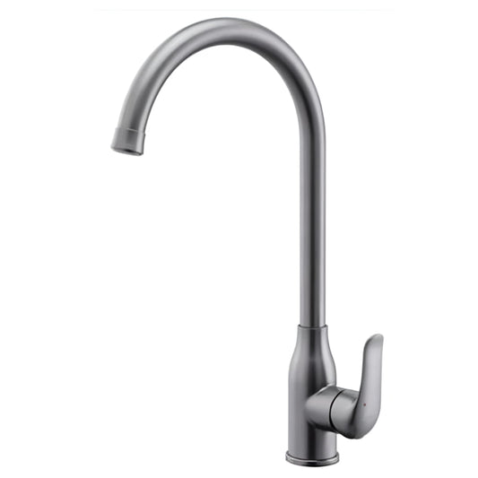 NXUS Stainless Steel Kitchen Faucet, 360 Degree Rotary, Single Handle, Water Mixer for Kitchen Sink