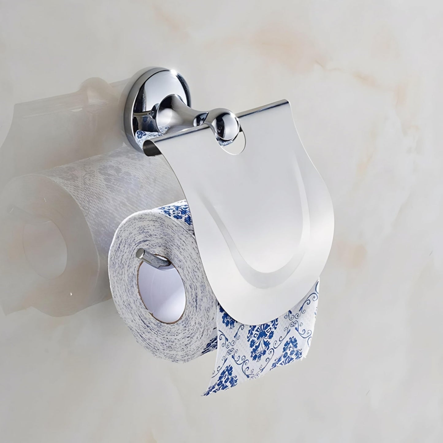 NXUS Toilet Paper Holder, Toilet Paper Box, Toilet Paper Holder, Roll Paper Holder, and Sheet Paper Holder (Chrome)