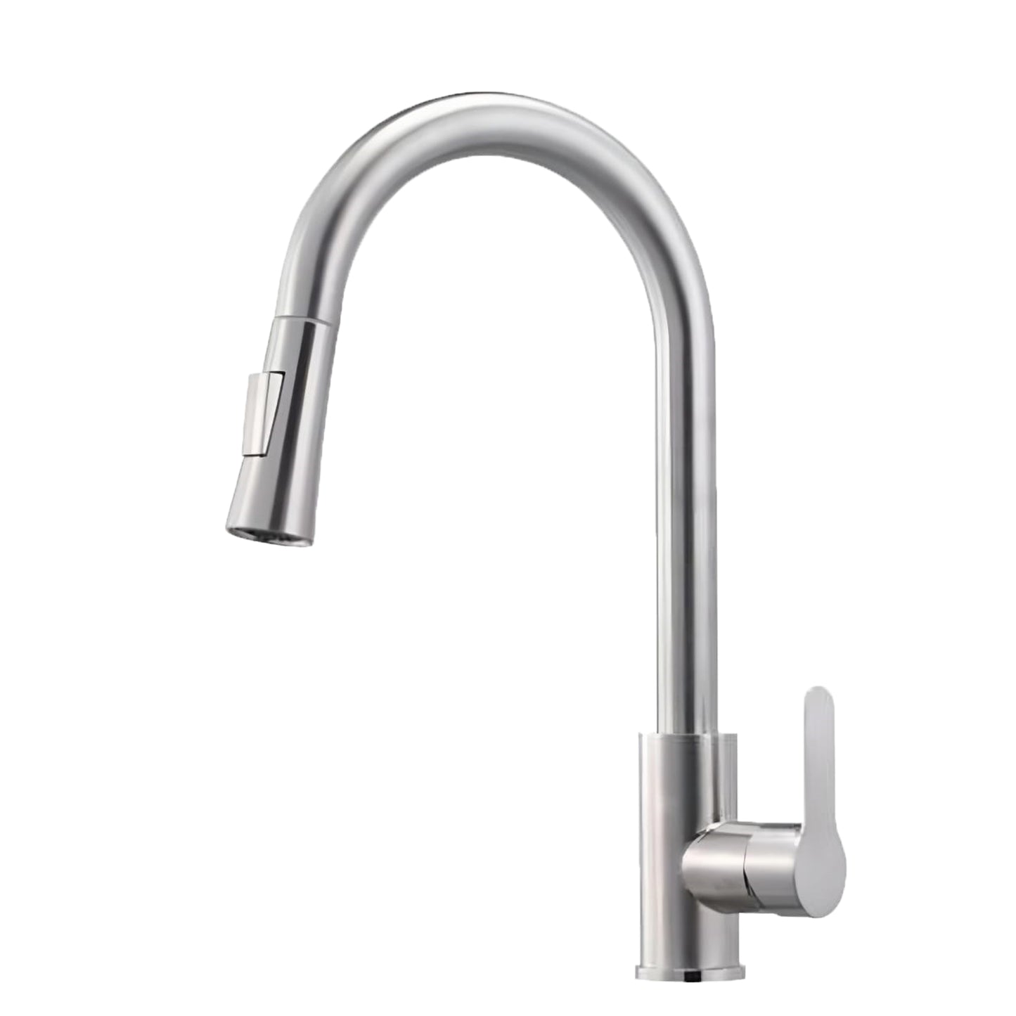 Pull Down Kitchen Faucet with Sprayer, Single Handle, High Arc